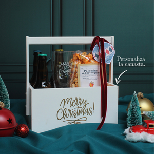 Xmas beer basket