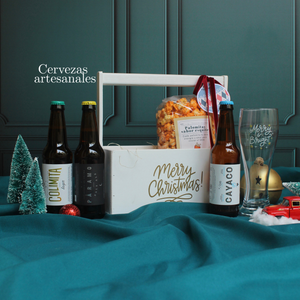 Xmas beer basket